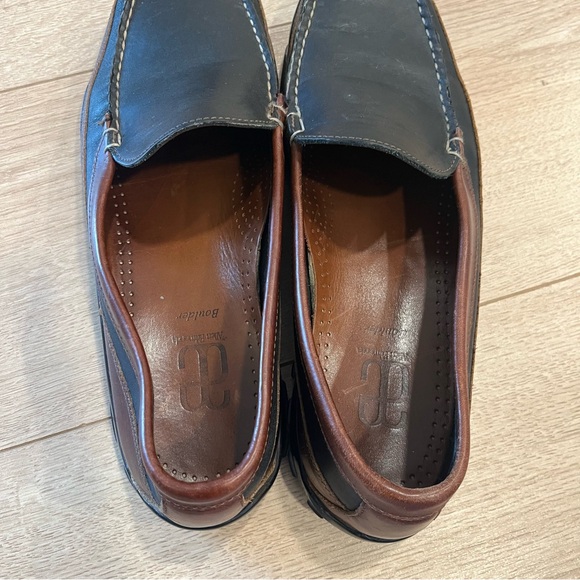 Allen Edmonds Men’s Boulder Black Brown Slip On Loafer Colorblock Size 10 - Picture 8 of 9